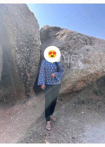 Stylish Blue Printed Top