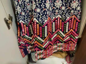 Mirror Work Embroidered Kurta Set