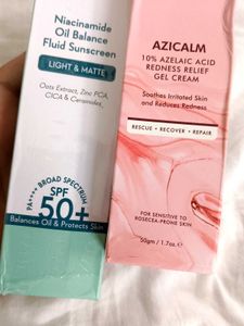 Combo Sale: Wishcare Sunscreen &amp; Azicalm Cream