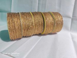 5 Roll Golden Shine Dori For Blouse & Dresses