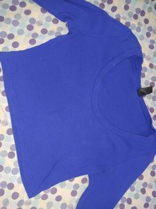 Neck Crop Top