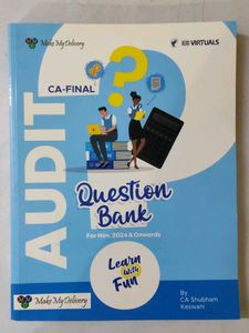 CA Final Audit Question Bank By Shubham Keswani