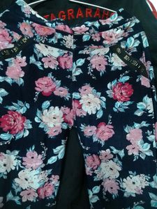 Floral Printed Trouser