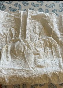 Eyelet Sundress: White dress