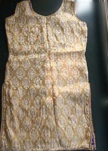 Elegant Purple &amp; Gold Kurta Set