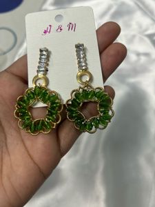 Brand New Green  Earrings