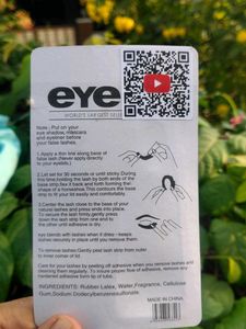 Clear Tone Waterproof False Eyelashes/Makeup Adhes