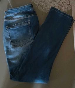Dark Blue Denim Jeans