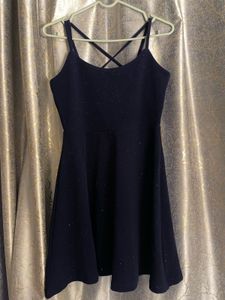 Sparkly Navy Blue Dress
