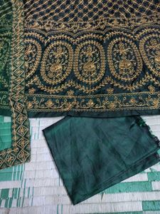 Bottle Green Lehnga Set