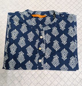 Indo Era Branded Women's Kurta 💙🤍💙