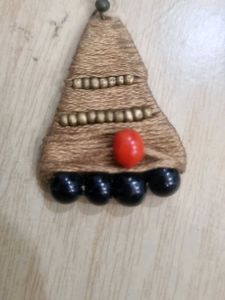 Woolen And Beads Earing