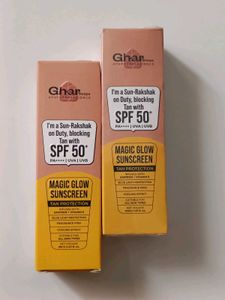 Ghar Soaps Magic Glow Sunscreen COMBO