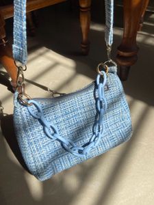 Blue Y2K Shoulder Bag