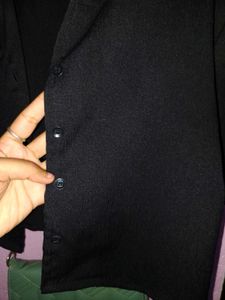 Black Cropped Blazer