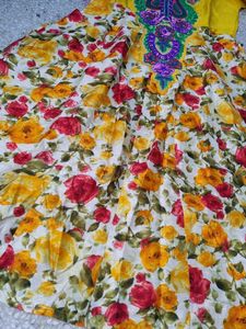 Floral Print Kurta