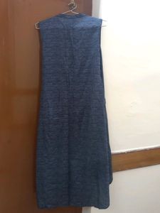 Blue Colored Sleeveless KURTA Sale