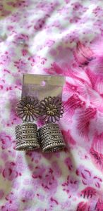 Oxidised Earring