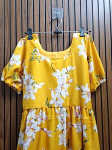 Floral Yellow Dress