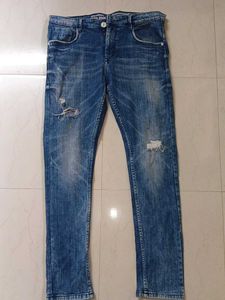La Festa Distressed Denim Jeans