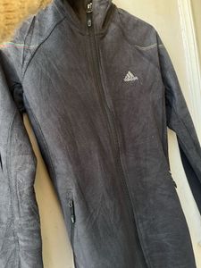 XS- Adidas Black Fleece Jacket
