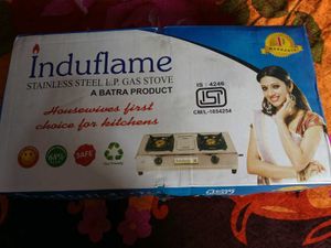Induflame Stainless Steel Gas Stove