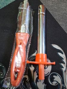 Combo Of Peeler,knife And Hanky Set
