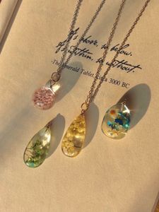 Floral Resin Necklaces