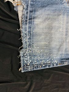 Y2k Denim Micromini Skirt