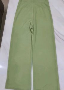 Green Wide Leg Pants