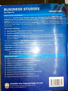 Business Studies for Class 11 by Sandeep Garg – Dh