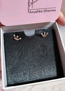Giva Rose Gold Tiara Earrings