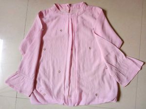 Pink Embellished Top