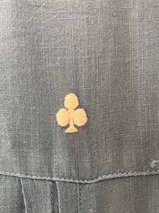 blue embroidery kurti