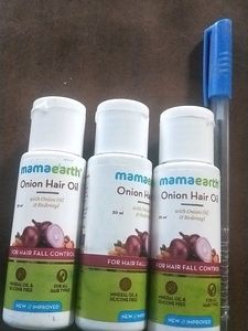 Mama Earth Onion Oil Pack Of 3 (20ml Each)