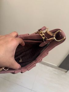 Mauve Chain Shoulder Bag
