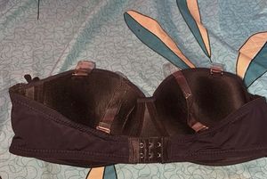 Black Strapless Bra