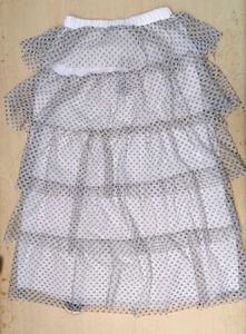 Tiered Polka Dot Skirt