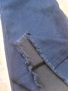 Women Flared High Rise Black Jeans