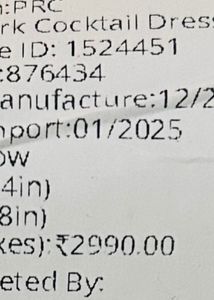 Party wear cocktail dress