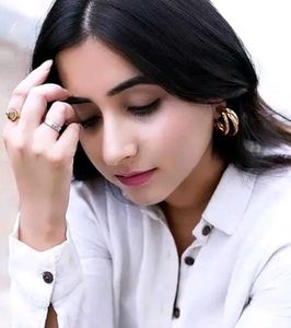 Silver gold Teardrop Earrings spiral earing