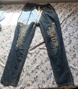 Blue Ripped Jeans
