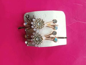 Korean Flower Hair Pins (Set of 2)
