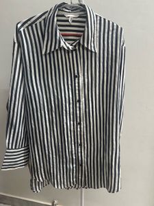 Striped Button-Down Shirt