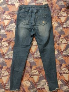Skinny Ripped High Waisted Jeans