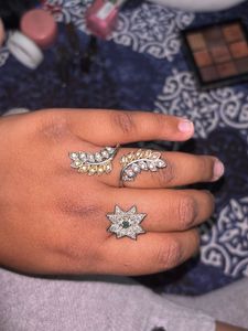 Double Finger Ethnic Ring For Women