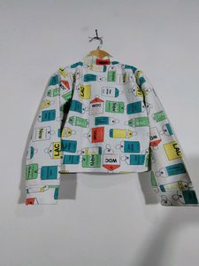 White With Printed Co-ords Sets (Girl&#39;s)