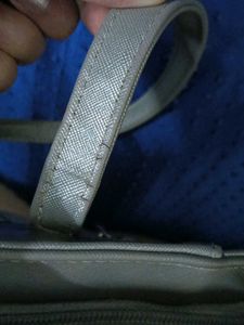 Lavie Silver Tote Bag