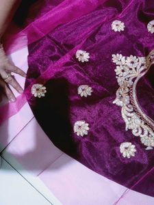 Embroidery Net Blouse Piece