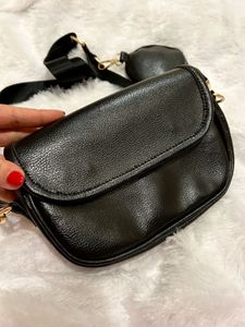 Black Sling (H&amp;M dupe) Bag with Pouch